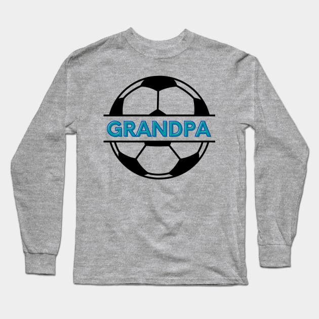 Soccer Grandpa Long Sleeve T-Shirt by Sport-tees by Marino's